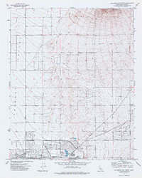 California City North 1973 topographic map thumbnail
