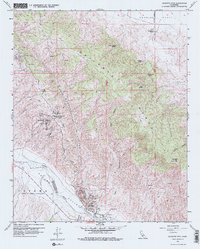 Caliente Mtn 1959 topographic map thumbnail