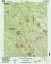 Chews Ridge 1995 topographic map thumbnail