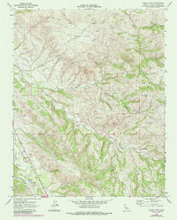 Cherry Peak 1968 topographic map thumbnail