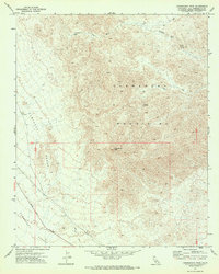 Chemehuevi Peak 1971 topographic map thumbnail