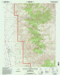 Chalfant Valley 1994 topographic map thumbnail