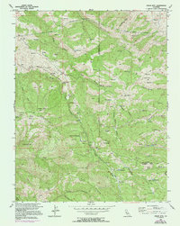 Cedar Mtn 1956 topographic map thumbnail