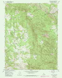 Catheys Valley 1962 topographic map thumbnail