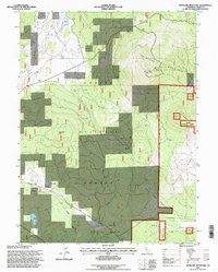 Antelope Mountain 1995 topographic map thumbnail
