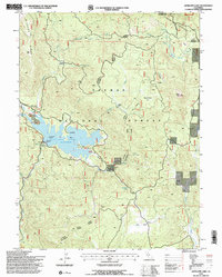 Antelope Lake 1994 topographic map thumbnail