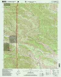Catclaw Flat 1996 topographic map thumbnail