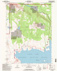 Carr Butte 1993 topographic map thumbnail