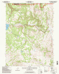 Cold Spring Mtn 1993 topographic map thumbnail