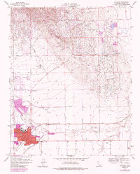Coalinga 1956 topographic map thumbnail
