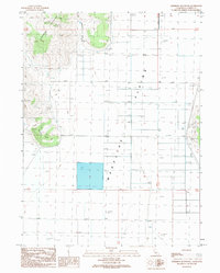 Anderson Mountain 1989 topographic map thumbnail