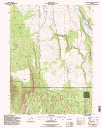 Coble Mountain 1995 topographic map thumbnail