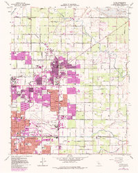 Clovis 1964 topographic map thumbnail