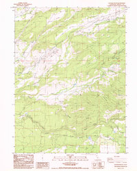 Clough Gulch 1985 topographic map thumbnail