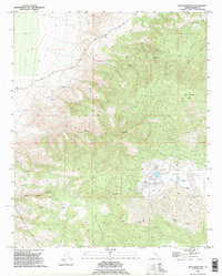 Bear Mountain 1992 topographic map thumbnail