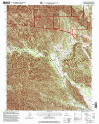 Bear Canyon 1995 topographic map thumbnail