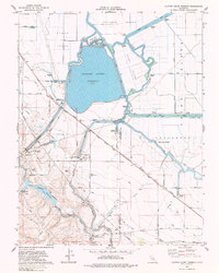 Clifton Court Forebay 1978 topographic map thumbnail