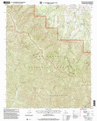 Bates Canyon 1995 topographic map thumbnail