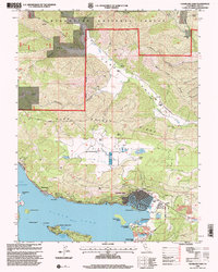 Clearlake Oaks 1996 topographic map thumbnail