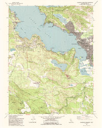 Clearlake Highlands 1993 topographic map thumbnail