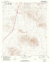 Barstow SE 1971 topographic map thumbnail