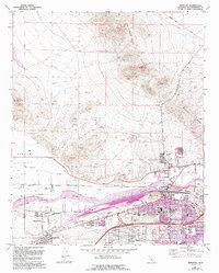 Barstow 1971 topographic map thumbnail