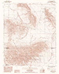 Clarks Pass 1985 topographic map thumbnail
