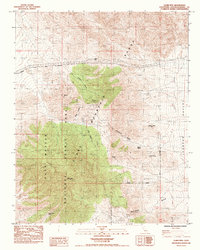Clark Mtn. 1985 topographic map thumbnail