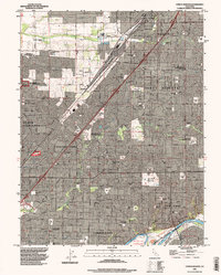 Citrus Heights 1992 topographic map thumbnail