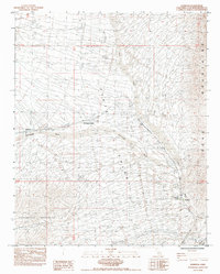 Bannock 1984 topographic map thumbnail