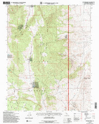 Banner Ridge 1994 topographic map thumbnail