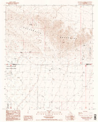 Chuckwalla Spring 1988 topographic map thumbnail