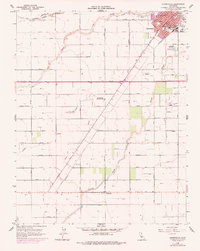 Chowchilla 1960 topographic map thumbnail