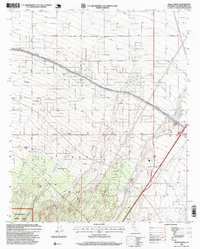 Baldy Mesa 1996 topographic map thumbnail