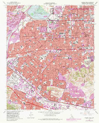 Baldwin Park 1966 topographic map thumbnail