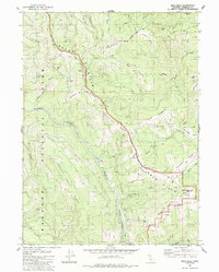 Bald Hills 1982 topographic map thumbnail