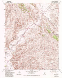Cholame 1961 topographic map thumbnail