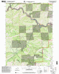 Badger Mountain 2001 topographic map thumbnail