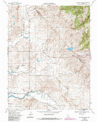 Bachelor Valley 1968 topographic map thumbnail