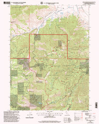 China Mountain 1998 topographic map thumbnail