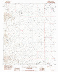 Aztec Mines 1983 topographic map thumbnail