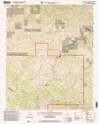 Chimney Canyon 1995 topographic map thumbnail