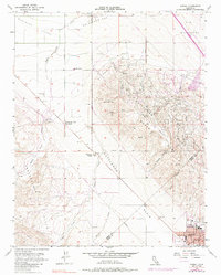 Avenal 1954 topographic map thumbnail