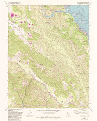 Chiles Valley 1958 topographic map thumbnail