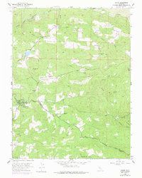 Aukum 1952 topographic map thumbnail