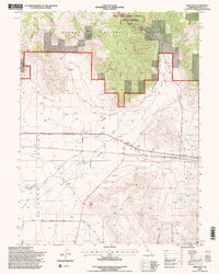 Chilcoot 1994 topographic map thumbnail