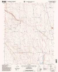 Chidago Canyon 1994 topographic map thumbnail