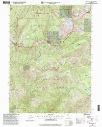 Billys Peak 1998 topographic map thumbnail