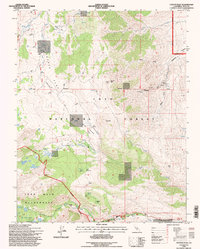 Coyote Flat 1994 topographic map thumbnail