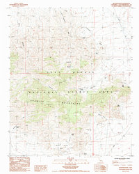 Bighorn Basin 1984 topographic map thumbnail